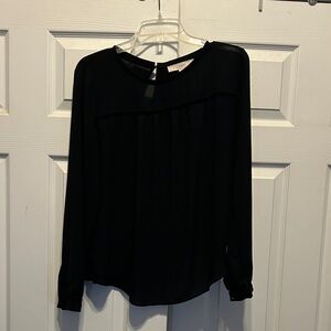 LOFT Elegant Black Blouse